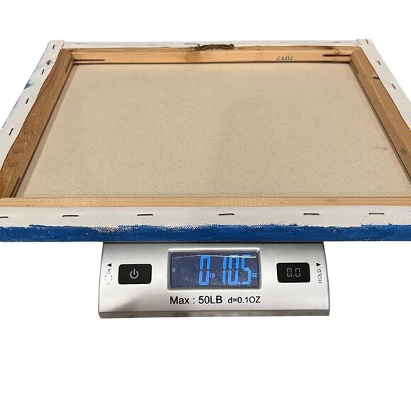 Original Coastal Seascape Ocean Painting Signed A Cooley 14x10.5 Canvas Art - Picture 7 of 7